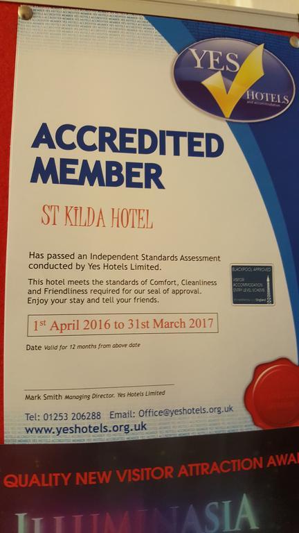 St Kildas, Blackpool Central Eksteriør bilde